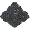 Ekena Millwork Ashford Ceiling Medallion, Hand-Painted Pewter, 42 3/4"W x 28 7/8"H x 1"P CM42X28ASPES - alternate 4